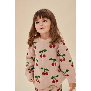 Konges Sløjd pulover de bumbac pentru copii culoarea rosu, light imagine