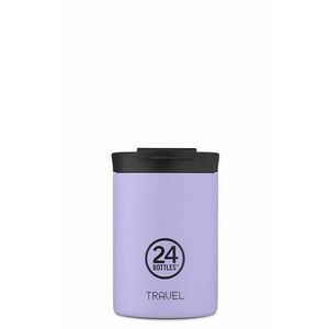 24bottles cana termica Travel Tumbler 350 ml culoarea violet imagine