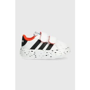 adidas sneakers pentru copii x Disney, GRAND COURT 2.0 101 CF I culoarea alb imagine
