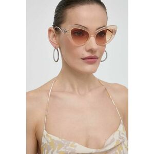 Vivienne Westwood ochelari de soare femei, culoarea bej imagine