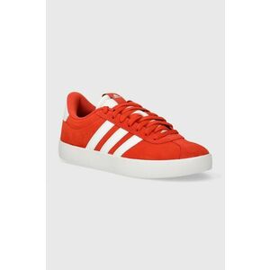 adidas sneakers COURT culoarea rosu, ID9185 imagine