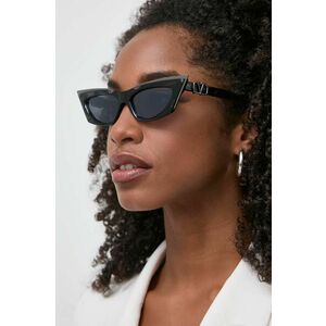 Valentino ochelari de soare V - GOLDCUT - I femei, culoarea negru, VLS-113B imagine
