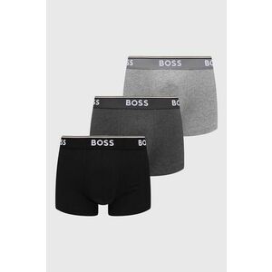 BOSS boxeri 3 pack bărbați, culoarea gri 50475274 imagine