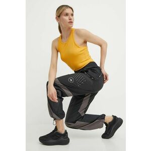 adidas by Stella McCartney pantaloni de antrenament culoarea negru, IN3621 imagine