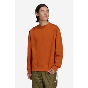 adidas Originals bluză bărbați, culoarea maro, uni H09176-brown imagine