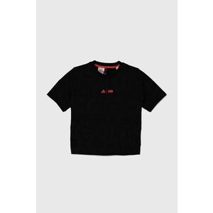 adidas tricou copii J SW ZNE T culoarea negru, modelator, IV9637 imagine