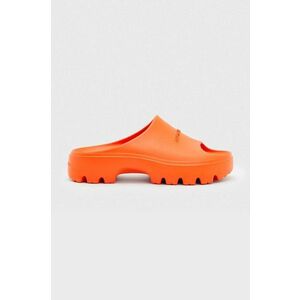 AllSaints papuci femei, culoarea portocaliu imagine