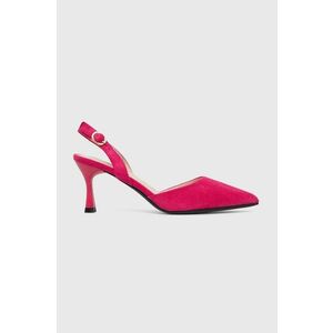 Answear Lab pantofi cu toc culoarea roz imagine