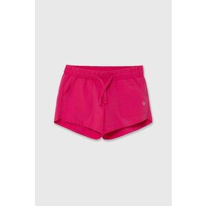 Abercrombie & Fitch pantaloni scurti copii culoarea roz, neted, talie reglabila imagine