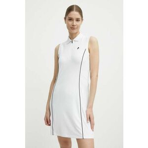 Peak Performance rochie sport Pique culoarea alb, mini, drept, G77183 imagine