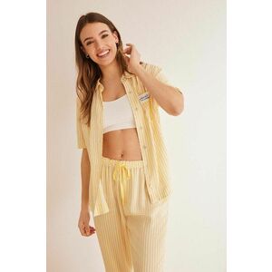 women'secret pijama UNIVERSAL femei, culoarea galben, 3597417 imagine