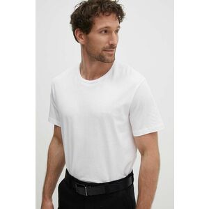 BOSS tricou din bumbac 2-pack barbati, culoarea alb, neted, 50475294 imagine
