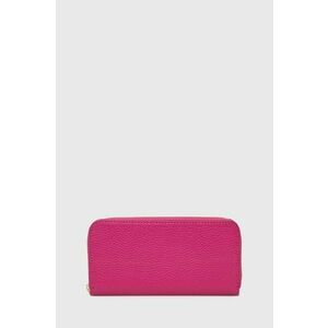 Answear Lab portofel de piele femei, culoarea roz imagine
