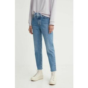 Levi's jeansi 501 CROP SPLIT CRAFT femei high waist, A9425 imagine