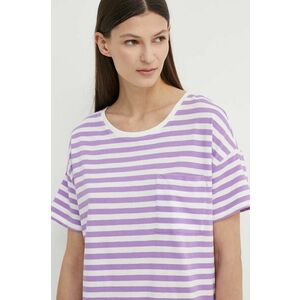 Marc O'Polo tricou din bumbac DENIM femei, culoarea violet, 5000005152 imagine