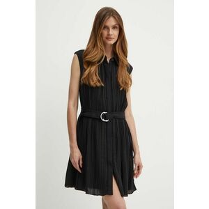 Dkny rochie culoarea negru, mini, oversize, DD4A1538 imagine