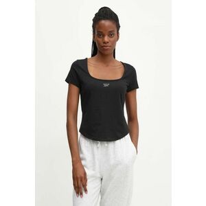 Reebok Classic tricou Wardrobe Essentials femei, culoarea negru, 100075530 imagine