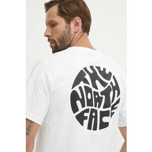 The North Face tricou din bumbac cu imprimeu imagine