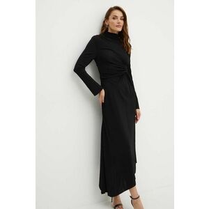 Victoria Beckham rochie culoarea negru, maxi, evazati, 1124JDR005085A imagine