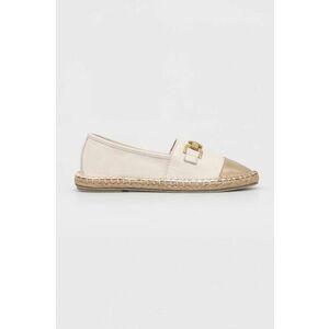 Answear Lab espadrile de piele culoarea bej imagine