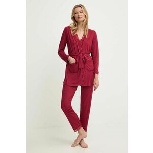Answear Lab pijama femei, culoarea rosu imagine