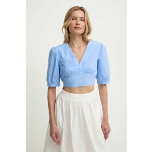 Answear Lab bluza din bumbac femei, neted imagine