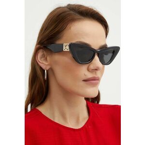 Burberry ochelari de soare femei, culoarea negru, 0BE4421U imagine