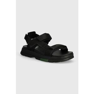 Lacoste sandale Suruga Premium Textile Sandals femei, culoarea negru, cu platforma, 47CFA0015 imagine
