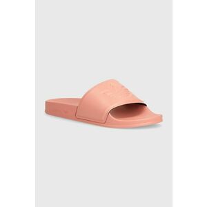 adidas Originals papuci ADILETTE TREFOIL barbati, culoarea roz, IF3680 imagine