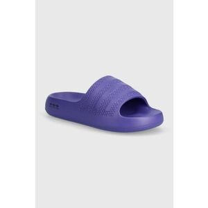 adidas Originals papuci ADILETTE AYOON W femei, culoarea violet, cu platforma, IE5619 imagine