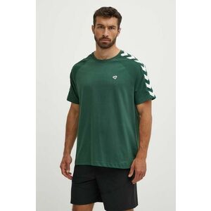 Hummel tricou Archive barbati, culoarea verde, cu imprimeu, 225258 imagine
