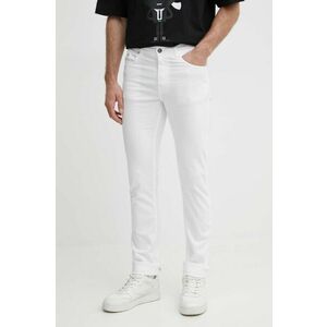 Karl Lagerfeld pantaloni barbati, culoarea alb, mulata, 542826.265840 imagine
