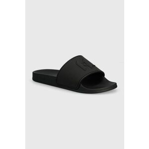 Karl Lagerfeld papuci KONDO barbati, culoarea negru, KL70015 imagine