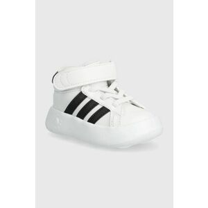 adidas sneakers pentru copii GRAND COURT MID culoarea alb, IE3866 imagine