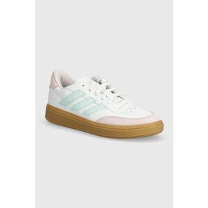 adidas sneakers pentru copii COURTBLOCK culoarea alb, ID6497 imagine