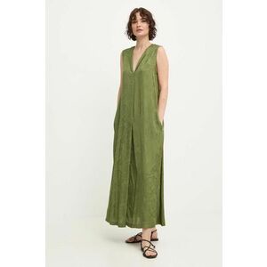 Answear Lab rochie culoarea verde, maxi, drept imagine