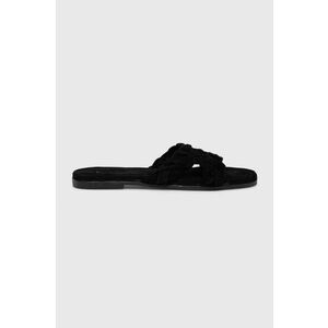 Answear Lab papuci din piele femei, culoarea negru imagine