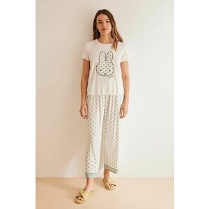 women'secret pijama Miffy femei, culoarea alb, 3137665 imagine
