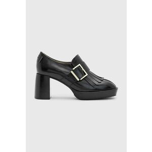 AllSaints pantofi de piele Zia culoarea negru, cu toc drept, WF550Z imagine
