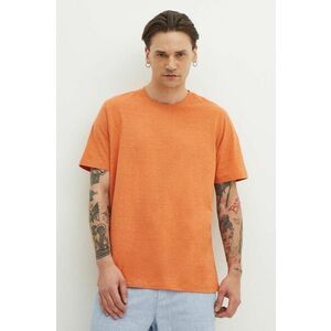 Medicine tricou barbati, culoarea portocaliu, melanj imagine