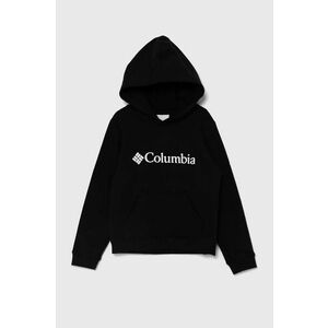 Columbia bluza copii Columbia Trek Hoodi culoarea negru, cu glugă, cu imprimeu imagine