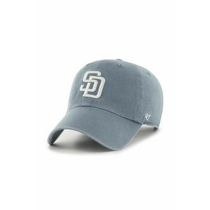 47 brand sapca MLB San Diego Padres culoarea gri, cu imprimeu, B-NLRGW21GWS-S0 imagine