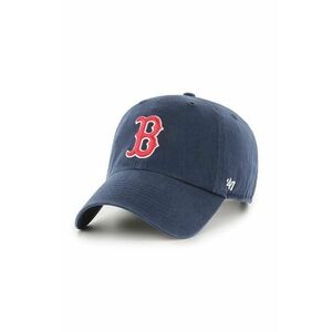 47 brand sapca MLB Boston Red Sox culoarea albastru marin, cu imprimeu, B-RGW02GWS-NYX imagine