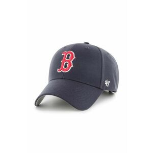 47 brand sapca MLB Boston Red Sox culoarea albastru marin, cu imprimeu, B-MVP02WBV-NYM imagine