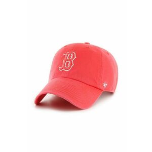 47 brand șapcă de baseball din bumbac MLB Boston Red Sox culoarea rosu, cu imprimeu, B-RGW02GWS-YH imagine