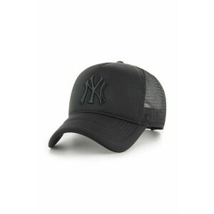 47 brand sapca MLB New York Yankees culoarea negru, cu imprimeu, B-TRTFM17KPP-BK imagine