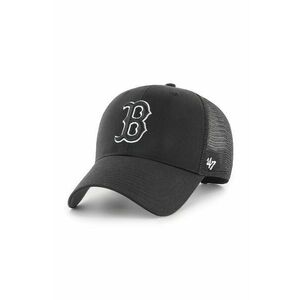 47 brand sapca MLB Boston Red Sox culoarea negru, cu imprimeu, B-BRANS02CTP-BKD imagine