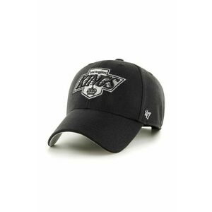 47 brand șapcă de baseball din bumbac NHL LA Kings culoarea negru, cu imprimeu, HVIN-BLPMS08WBP-BK88 imagine