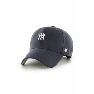 47 brand sapca MLB New York Yankees culoarea albastru marin, cu imprimeu, B-BRMPS17WBP-NYA imagine
