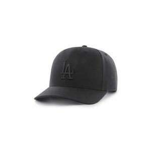 47 brand sapca MLB Los Angeles Dodgers culoarea negru, cu imprimeu, B-CLZOE12WBP-BKD imagine